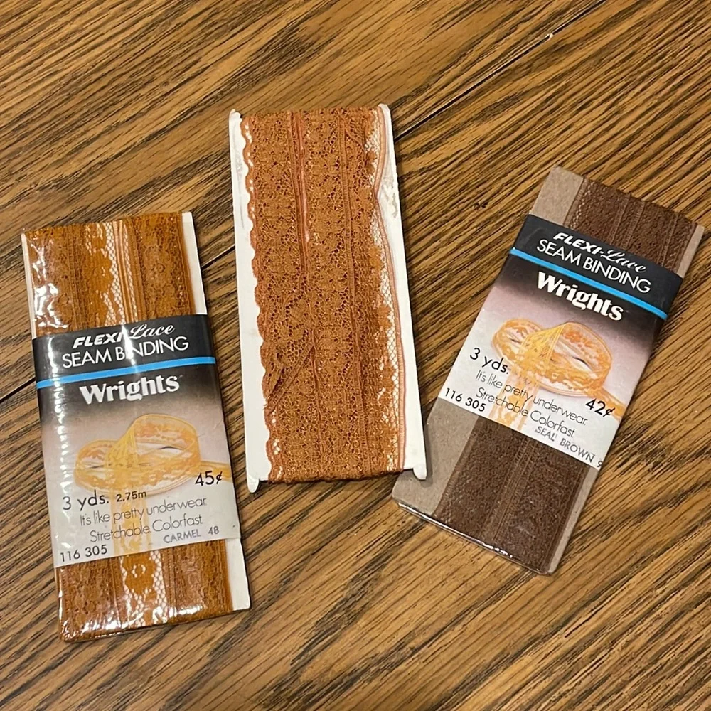 Flexi-Lace Seam Binding/Lot of 28